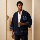 Chidi Agbada Kimono — Navy