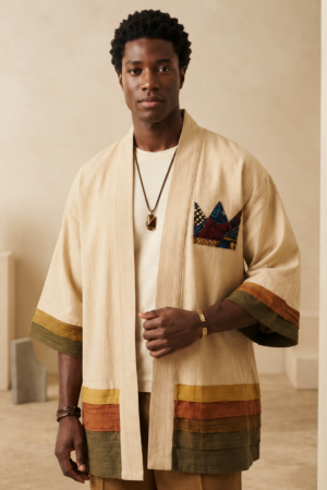 Dayo Agbada Kimono
