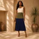 The Dumebi Midi Dress — Olive