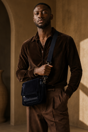 The Moe Crossbody Bag — Midnight