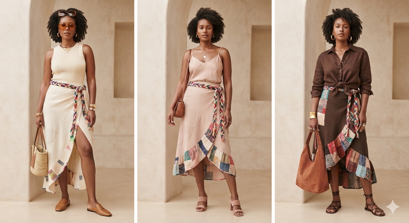 The tara wrap skirt