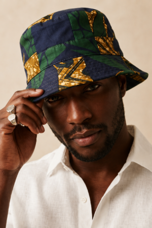 Tobi Bucket Hat — Indigo